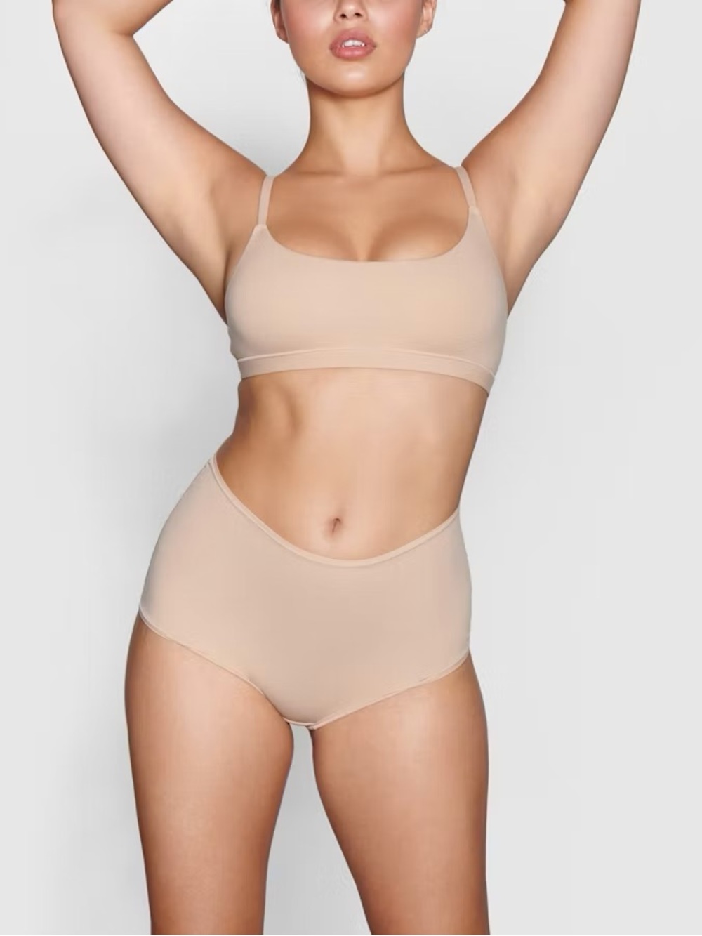 SKIMS FITS EVERYBODY Scoop Bralette Clay S